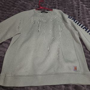 Carhartt sage color sweatshirt